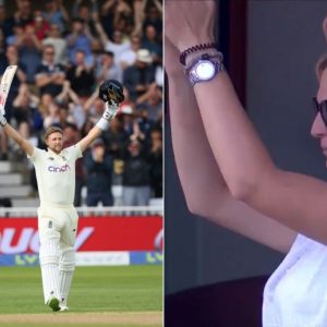 Joe Root wife: Carrie Cotterell cheers for Joe Root after he registers 22nd Test century vs India at Lord's