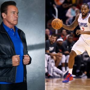 "Arnold Schwarzenegger calls Kawhi Leonard the Terminator!": Clippers superstar shot a promo with the former California governor for his 'Terminator' movie