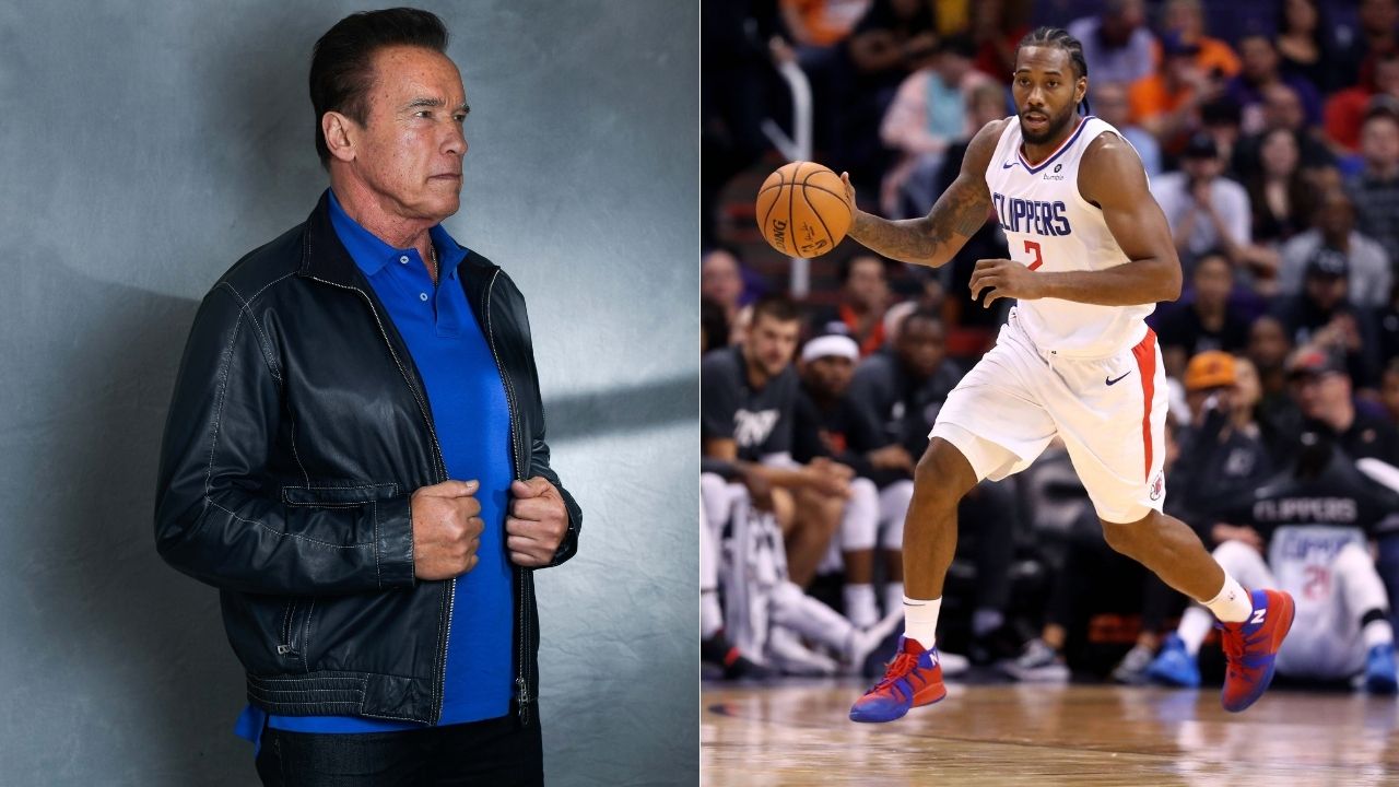 "Arnold Schwarzenegger calls Kawhi Leonard the Terminator!": Clippers superstar shot a promo with the former California governor for his 'Terminator' movie