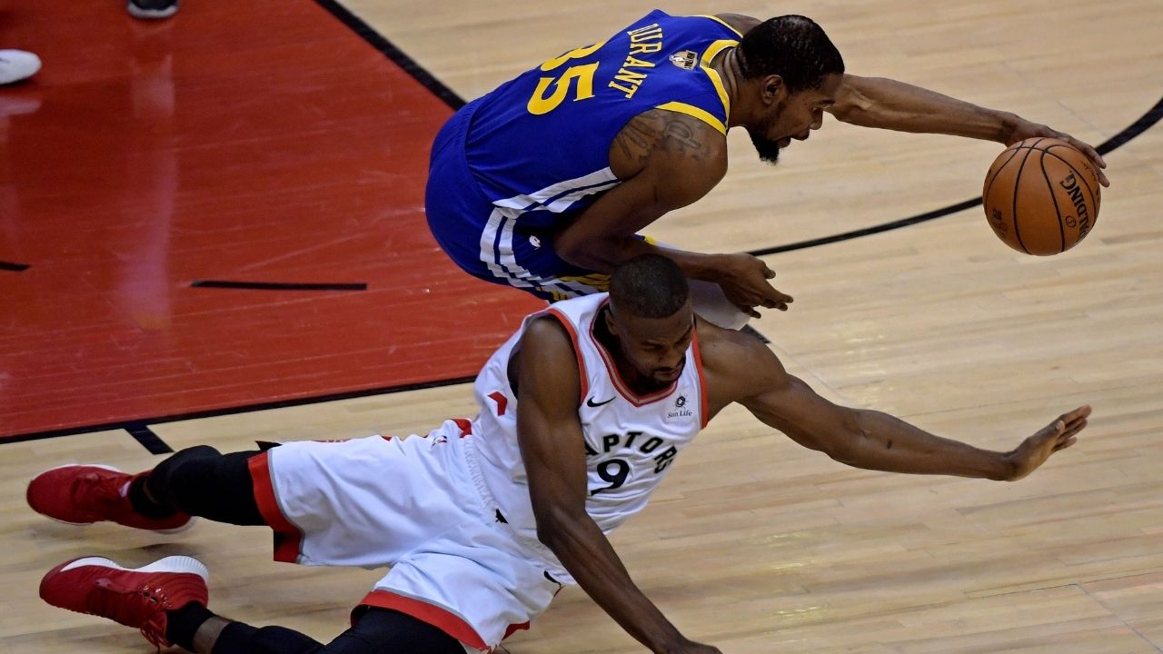 "My whole basketball life flashed back": Kevin Durant describes how his ACL tear felt on Serge Ibaka's 'How Hungry are you?' while eating snake