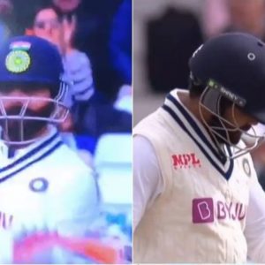 Jadeja sword celebration video: R Jadeja swings bat after completing 16th Test half-century at Trent Bridge