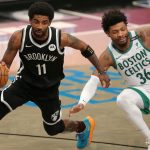“Kyrie Irving has always got the ball on a string, never too wide, never too tight”: Marcus Smart elucidates what makes the Nets superstar one of his 5 toughest players to guard