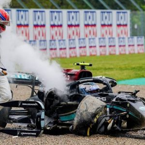 "I can laugh about it now"– Valtteri Bottas finds funny side to Imola crash with George Russell