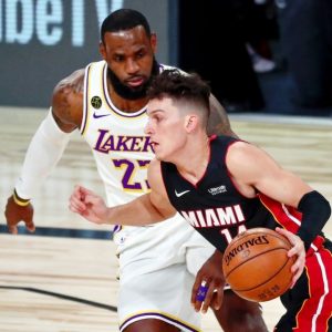 "LeBron James is the final boss if the NBA is a game": When Tyler Herro gave the Lakers star ultimate praise for his continued excellence as NBA's best player