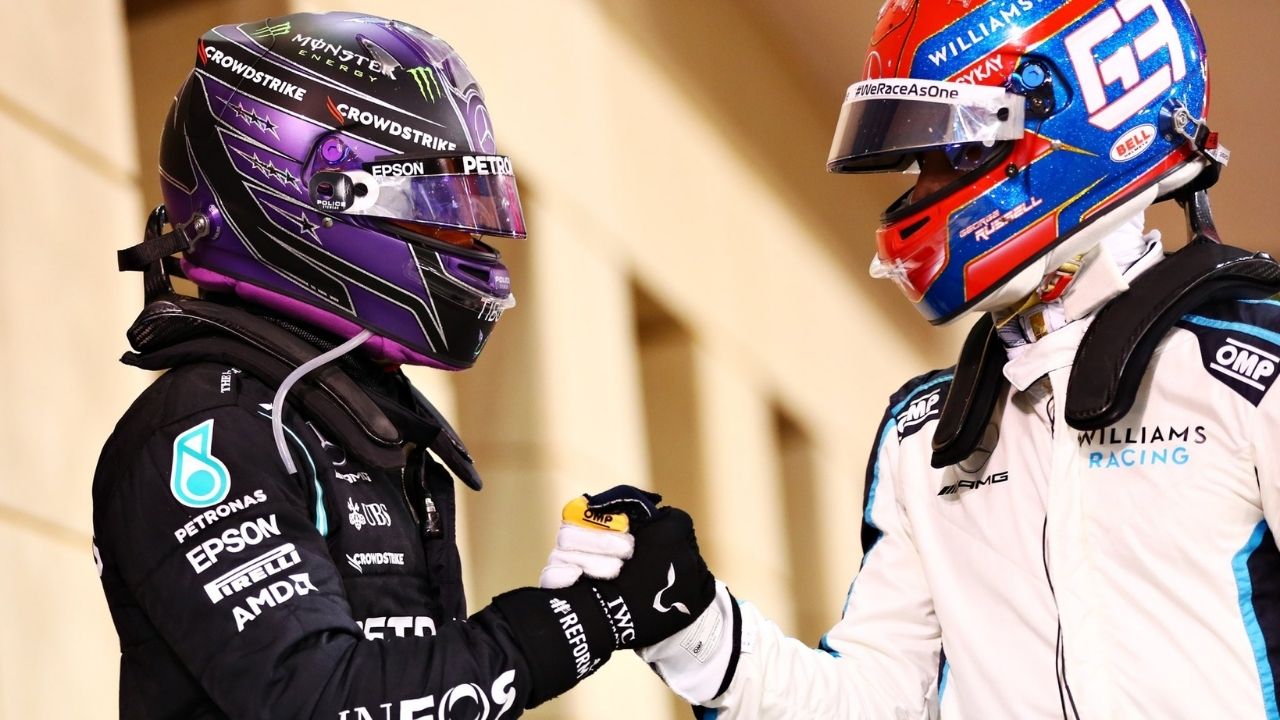 "I remember meeting him when he was young"– Lewis Hamilton welcomes George Russell to Mercedes