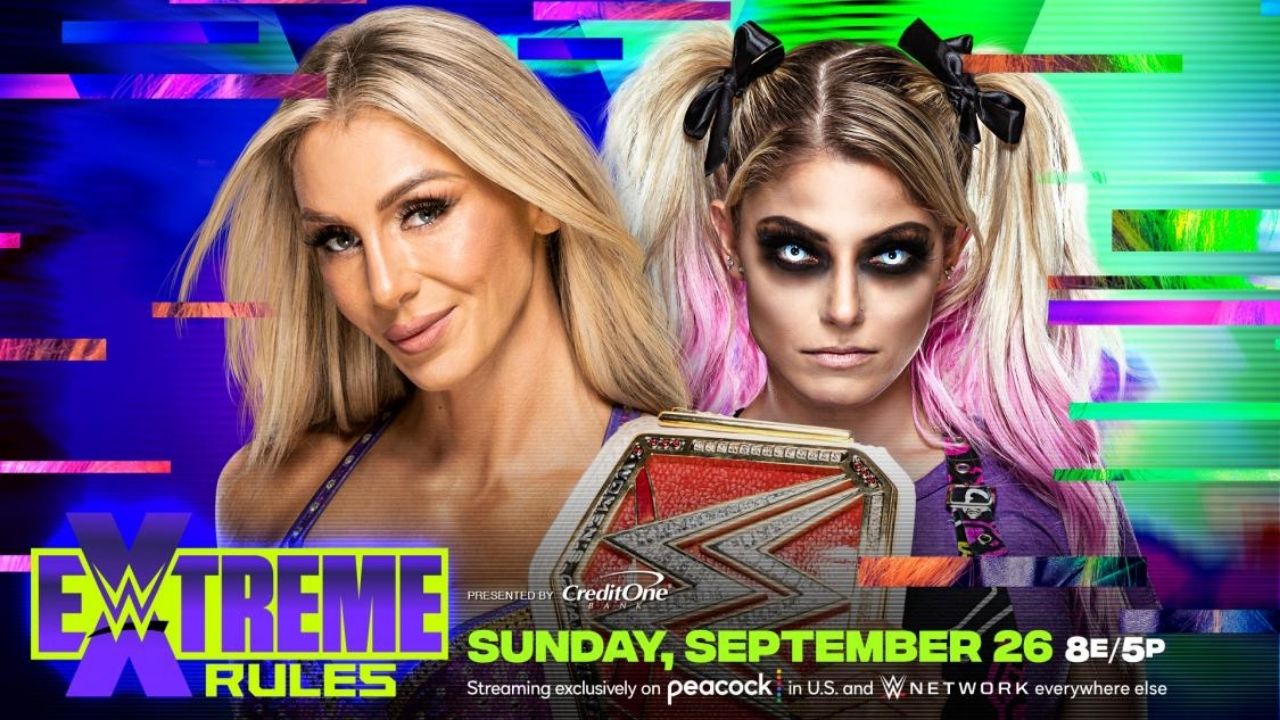 Charlotte Flair vs Alexa Bliss RAW Women’s Championship Match set for WWE Extreme Rules 2021