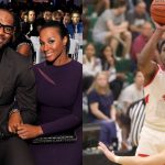 “Savannah James nearly lost it over Bronny James’ potential ‘dunk of the year’: When Bronny was inches away from having the ‘poster of the season’ with Jalen Green in attendance