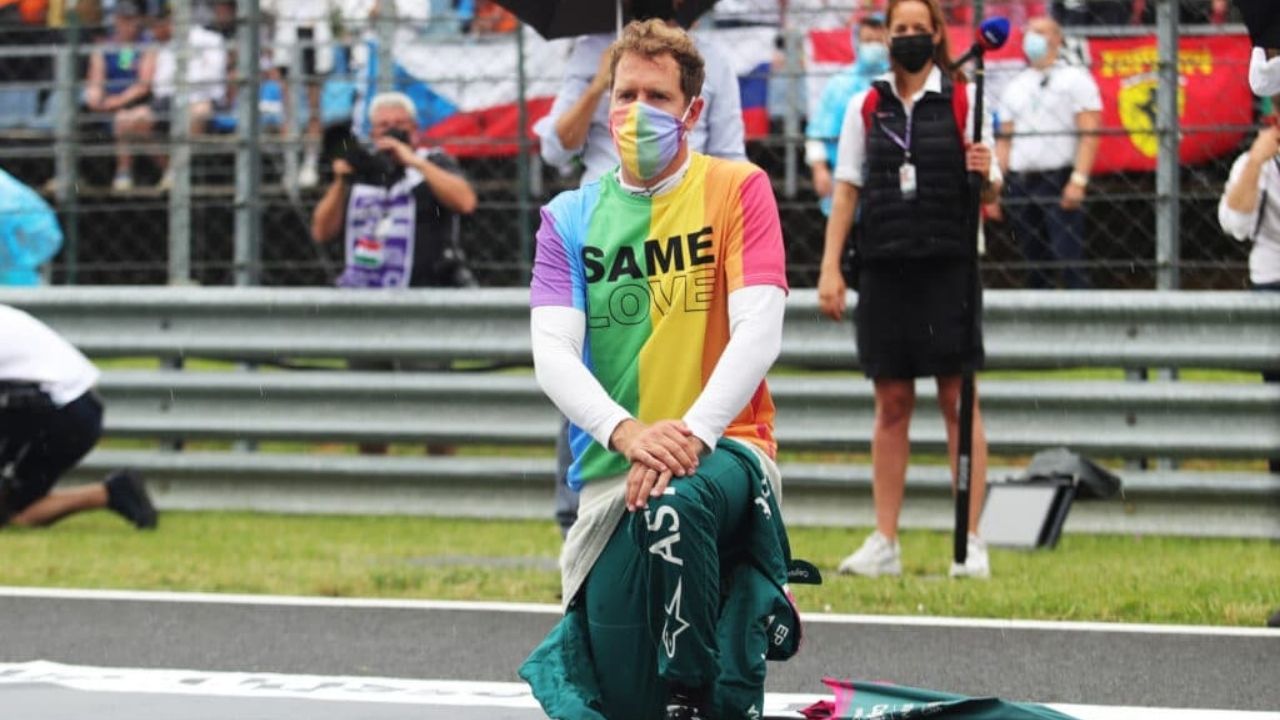 "I wanted to send a message"– Sebastian Vettel believes everyone has the same right to love while discussing his support for LGBTQ+ community