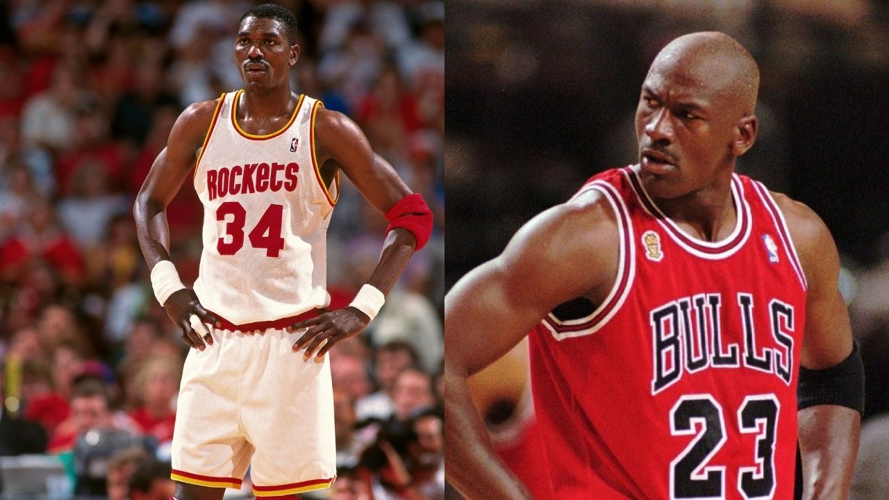 “Michael Jordan blocked Hakeem Olajuwon 3 times in the same game”: How the former Bulls DPOY locked up the Rockets legend in 1991