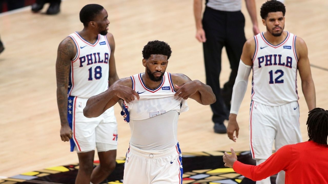 "If Golden State came and offered Steph Curry and Klay Thompson for me, I would probably say yes to that": Joel Embiid responds to his absurd trade rumor