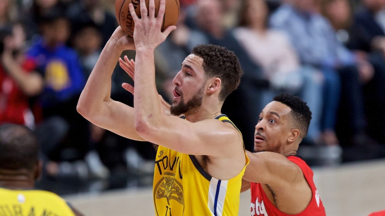 “Klay Thompson is the NBA's top scorer without dribbling”: CJ McCollum gives the GSW sharpshooter some high praises while breaking down his performance from the 2016 season