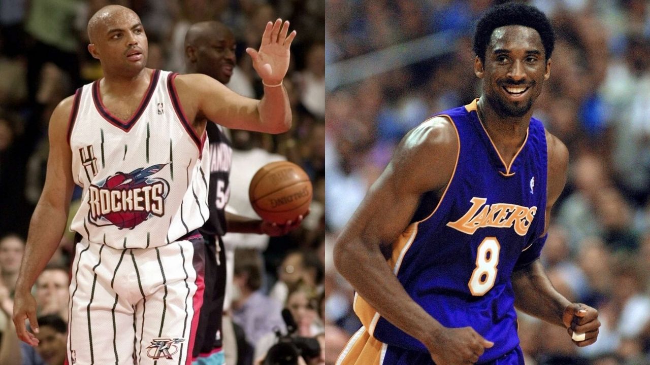 “Kobe Bryant got dunked on by 37 year old Charles Barkley”: When the Rockets star put the young Lakers legend on a poster in the Playoffs.