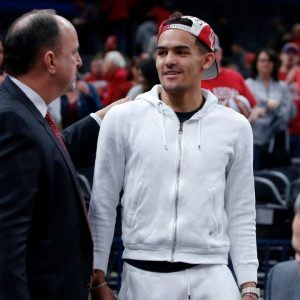 "Rock always with me!": Hawks star Trae Young works on his handles with the new Wilson NBA ball, despite being out on vacation