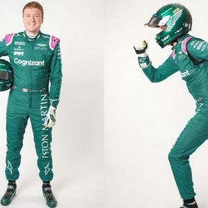 “It’s time to give back” - George Crawford will participate in the London Marathon next month in racing apparel loaned out by the British automobile giant.