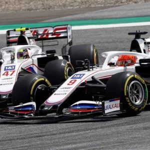 WATCH Haas teammates Nikita Mazepin and Mick Schumacher almost collide during the Dutch Grand Prix at Zandvoort