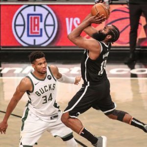 "James Harden getting ready to carry the team knowing Kevin Durant and Kyrie Irving not getting the vaccine!": NBA Twitter reacts as Nets star adds to his bag to help the Nets win