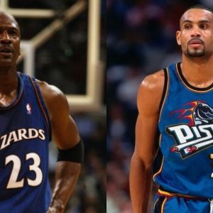 “Could not guard a 40 year old Michael Jordan so I went to the locker room”: When Grant Hill had the Wizards superstar score 20 on him in the first quarter, leading him to quit the game