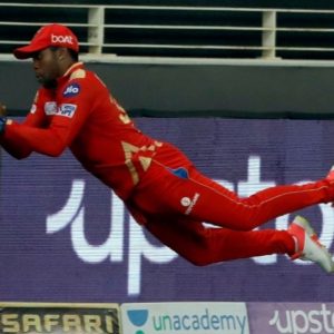 Fabian Allen catch vs RR: Punjab Kings all-rounder grabs first-rate diving catch to dismiss Liam Livingstone in IPL 2021