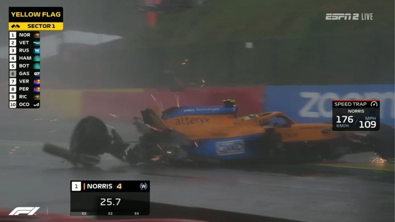 "Several hundred thousand pounds"– McLaren boss Andreas Seidl reveal damage cost from Lando Norris' crash