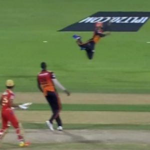 J Suchith catch vs Punjab: SRH substitute fielder grabs stunning airborne catch to dismiss Deepak Hooda in IPL 2021