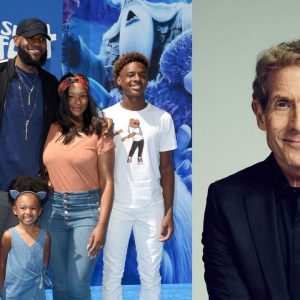 "Skip Bayless has 2x more posts about LeBron James than Savannah James and Bronny James combined!": Astonishing fact about the NBA analyst and King James makes its rounds on social media