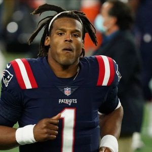 "How can Mac Jones teach me the playbook?": Cam Newton blasts Rob Ninkovich for saying he was being coached by the rookie QB.