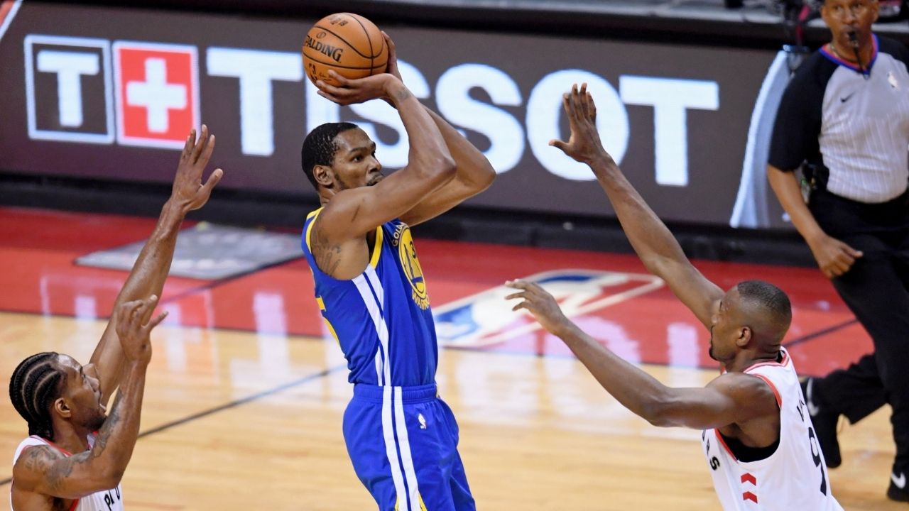"I was like Sub-Zero!": Kevin Durant and Serge Ibaka engage in hilarious back-and-forth about whether Warriors could've come back from 3-1 down vs Raptors in 2019 NBA Finals