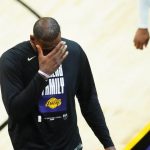 "LeBron James' hairline looks like he swallowed a lunch box, and it went right to his forehead!": NBA Twitter reacts as Ronnie 2K does the Lakers star completely dirty in NBA 2K22