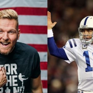 "Peyton Manning pointed to the sideline and said 'Get out'": Pat McAfee recalls hilarious story about HOF'er benching rookie WR Austin Collie