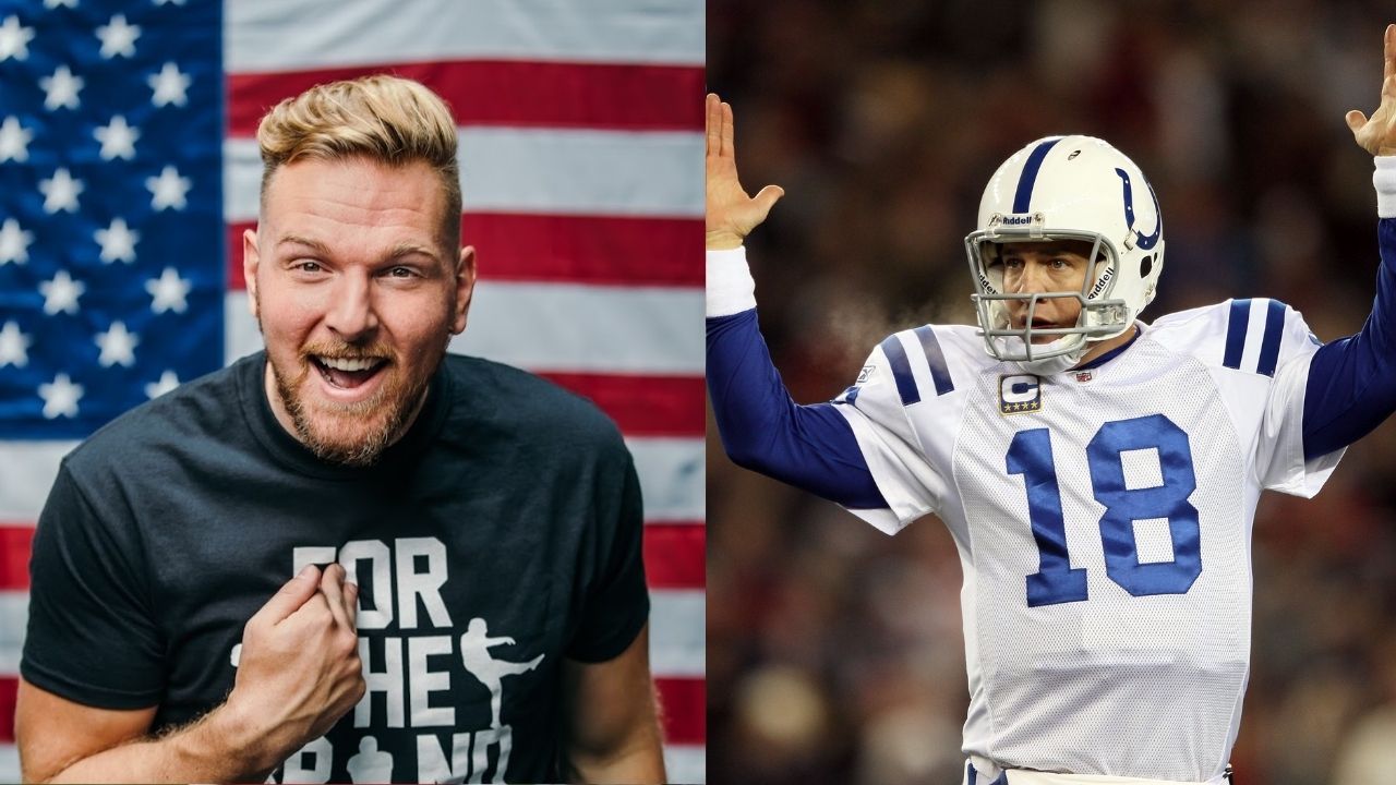 "Peyton Manning pointed to the sideline and said 'Get out'": Pat McAfee recalls hilarious story about HOF'er benching rookie WR Austin Collie
