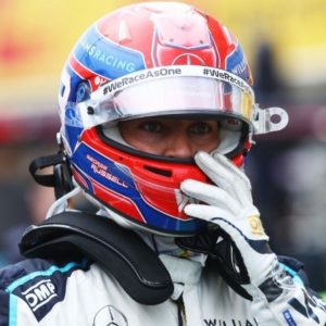 "We're going to go for the podium again"– George Russell reacts to his P3 finish in Qualifying at the Russian GP