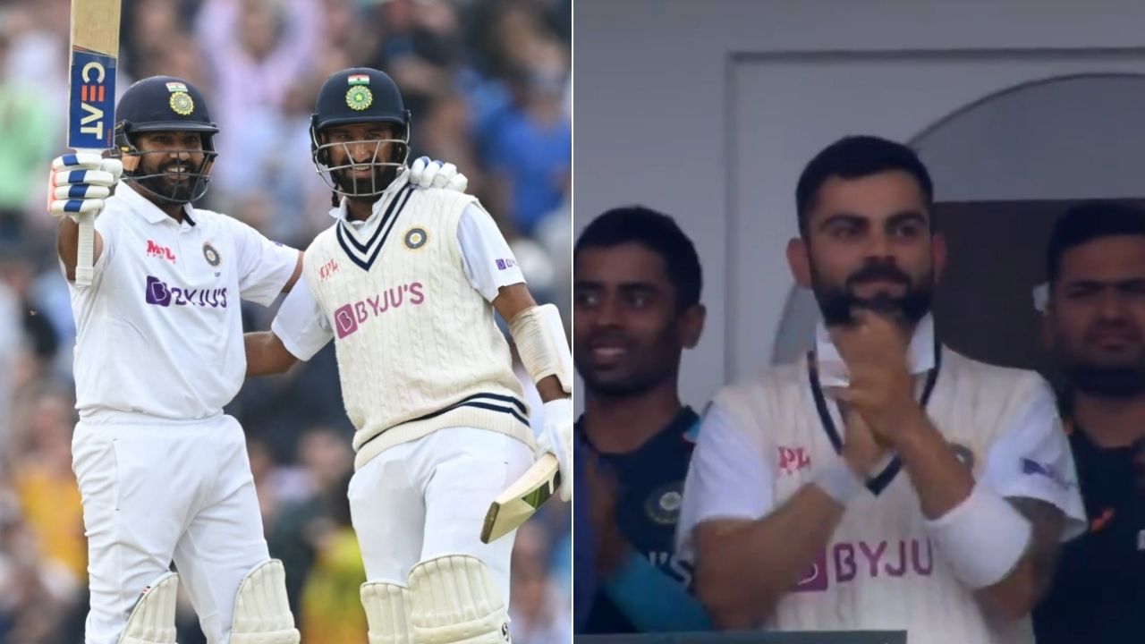 Rohit Sharma 100 today: Rohit Sharma hits mammoth six to score 1st overseas Test century; Virat Kohli celebrates