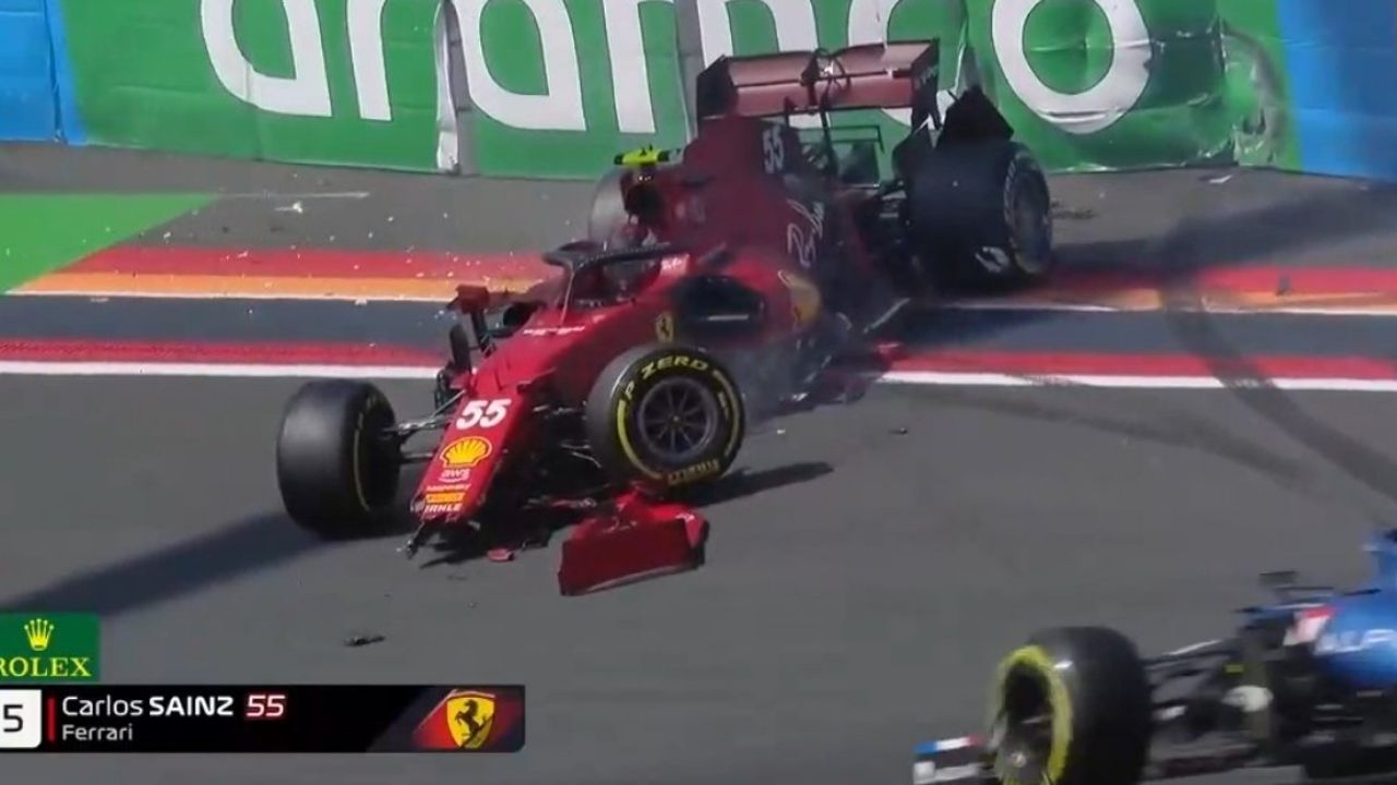 "105 minutes for what is a fairly substantial rebuild for the Scuderia"– Ferrari has only this much time to bring Carlos Sainz's broken Ferrari into qualifying