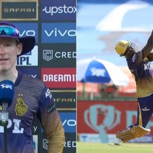 "Hope Dre is okay": Eoin Morgan hopeful of Andre Russell to be injury-free ahead of Delhi Capitals clash