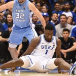 “Zion Williamson bursting his shoes was more memorable than Kyrie Irving’s stint with Duke”: When the Pelicans star’s shoes tore during the Blue Devils-UNC matchup leading to an unfortunate knee injury