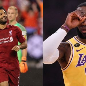 "Mohammad Salah marks 150th Premier League appearance with another goal": LeBron James congratulates Liverpool legend ahead of their weekend win against Crystal Palace