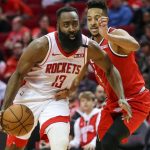“James Harden is arguably the best two guard in the league in pick-and-rolls”: CJ McCollum explains how The Beard is a “deadly iso player” while breaking down his game