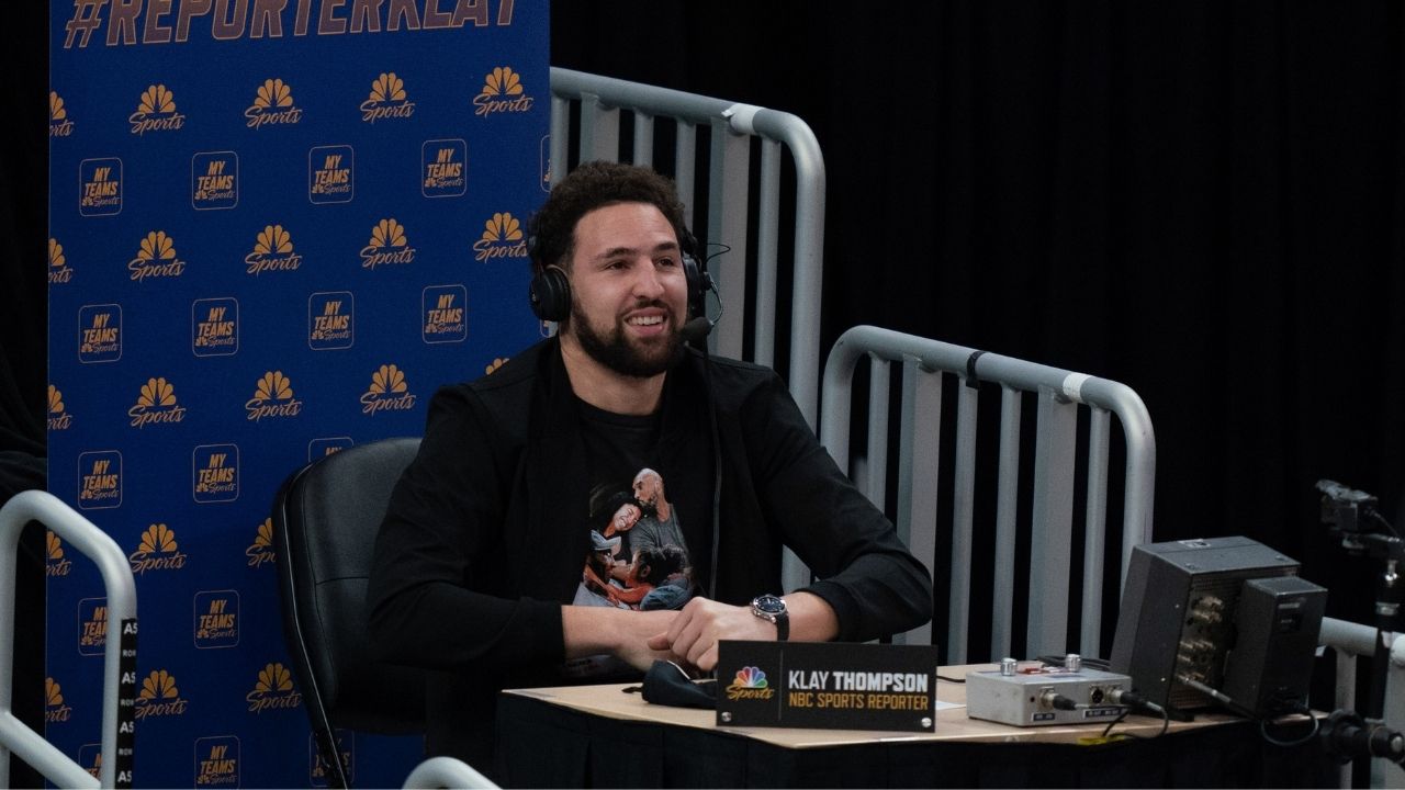 "I'm about to make at least 500 3-pointers and hook a 40-pounder fish": Klay Thompson entertains fans riding his boat along Alcatraz Island