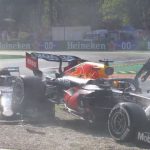 "I'm sure we'll talk when we get to the stewards"– Lewis Hamilton on whether he will talk to Max Verstappen about the collision; blames him for the incident