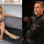 "Steve Nash lost his powers after Nicki Minaj gave him a lap dance": NBA Twitter reacts to viral video of Nets head coach's hilariously awkward moment