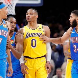 "When sh*t like that happens I don't let it slide... There are a certain things you don't do in sports!": Lakers' Russell Westbrook gives his thoughts on getting ejected for yelling at Darius Bazley