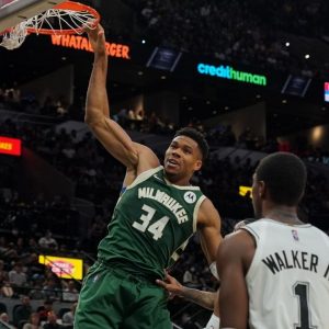 "Giannis Euro-stepped 4 players into a dunk": The Greek Freak continues to boss NBA players with his bizarrely powerful and demoralizing dunk package