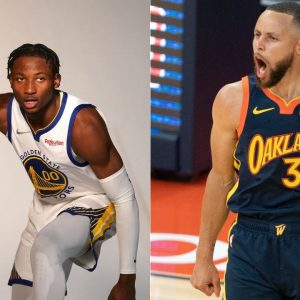 "Stephen Curry took Jonathan Kuminga to class for his first session!": NBA Twitter reacts to Warriors' training camp videos as 2-time MVP finesses 2021 NBA rookie