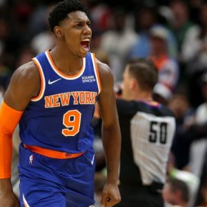 “RJ Barrett exploded for a 35-point night, while Zion Williamson added 35 pounds and rode the bench!”: NBA Twitter reacts as the Knicks guard had a career night against the Pels