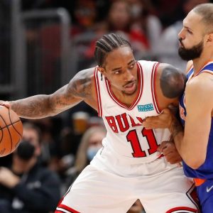 "I'm happy with the shot I had, but I can't make every shot I take!": Bulls' DeMar DeRozan reacts to air-balling the game-winner against the Knicks