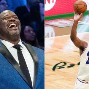 "I wouldn't use the D word for Joel Embiid": Shaquille O'Neal hints that Sixers superstar needs to brush up his post skills despite being elite already