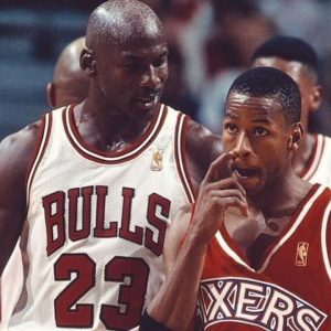 “Michael Jordan is smoking a big a** cigar before his last All-Star Game with his feet kicked up”: When Allen Iverson walked into the coach’s office to find the ‘GOAT’ relaxing