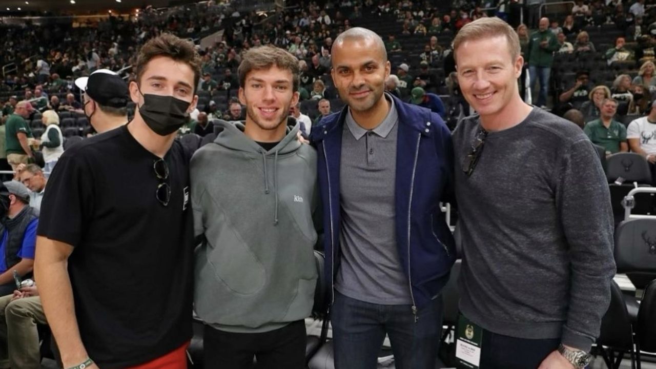 "I went to Milwaukee for the first NBA match of the season" - Charles Leclerc made the most of his time in Milwaukee and New York after missing his flight from Nice for the US Grand Prix