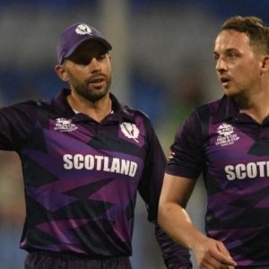 Why is Kyle Coetzer not playing today's T20 World Cup 2021 match between Namibia and Scotland?