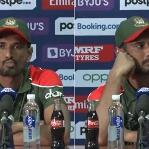 Mahmudullah press conference: Scotland's celebrations interrupt Mahmudullah in post-match presser in 2021 T20 World Cup